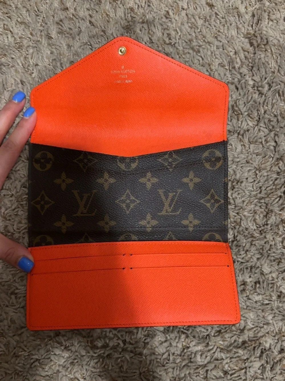 VINTAGE LIKE NEW Josephine Louis Vuitton Monogram Canvas Brown Wallet